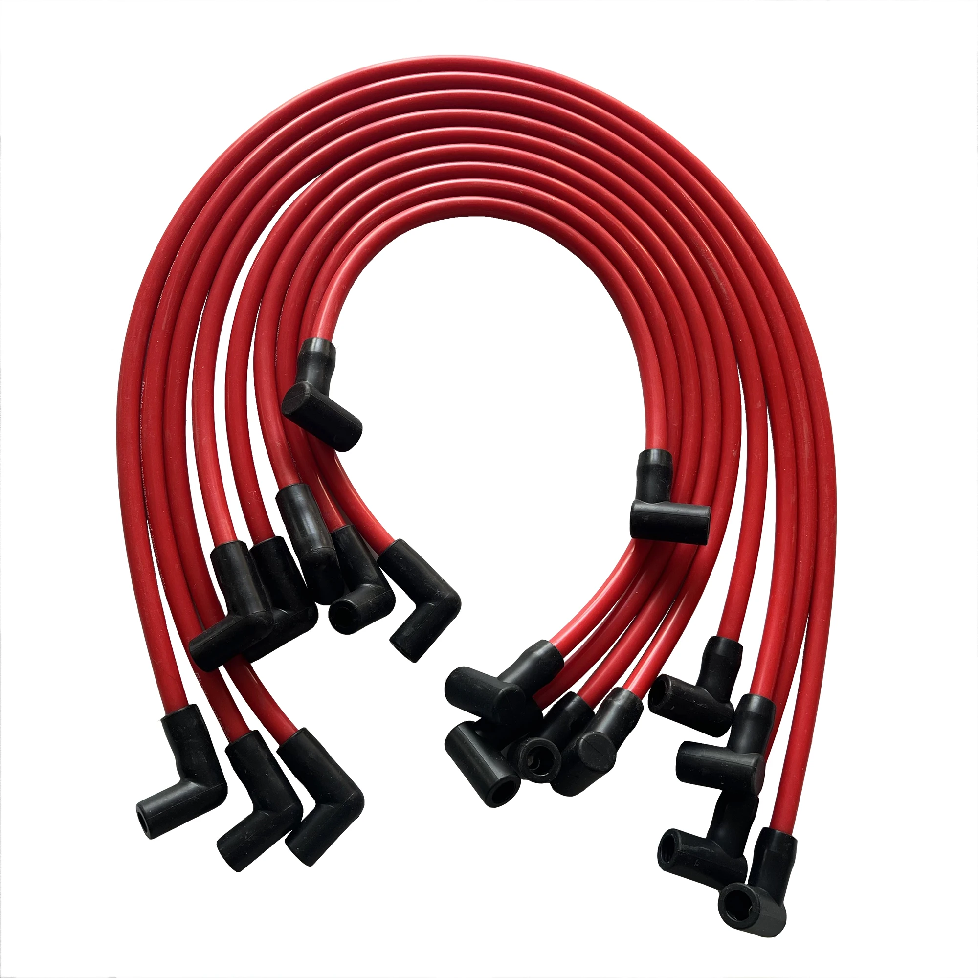 BONTO 10.5 mm Wires 9 Pcs Spark Plug Wire Set for HEI SBC BBC 350 383 454 Electronic High Performance