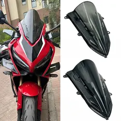 For Honda CBR 650R CBR650R 2019 2020 2021 2022 2023 2024 Windshield Windscreen Double Bubble Screen Wind Deflectors Screen Gray