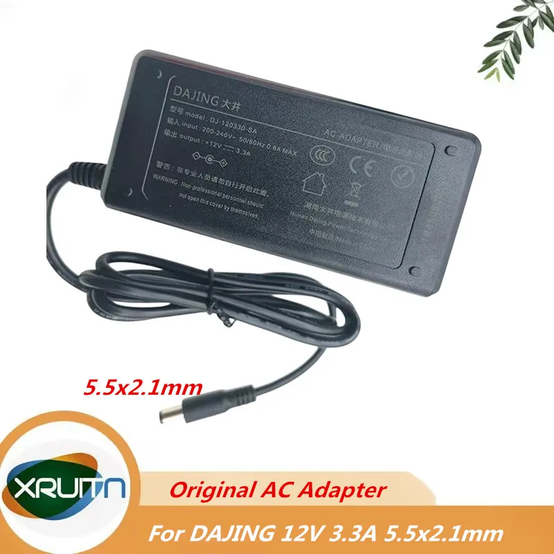 Genuine DAJING 12V 3.3A 39.6W AC DC Power Adapter ADP-36C2 DJ-120330-SA for TV LCD Monitor Laptop Power Supply Adaptor Charger
