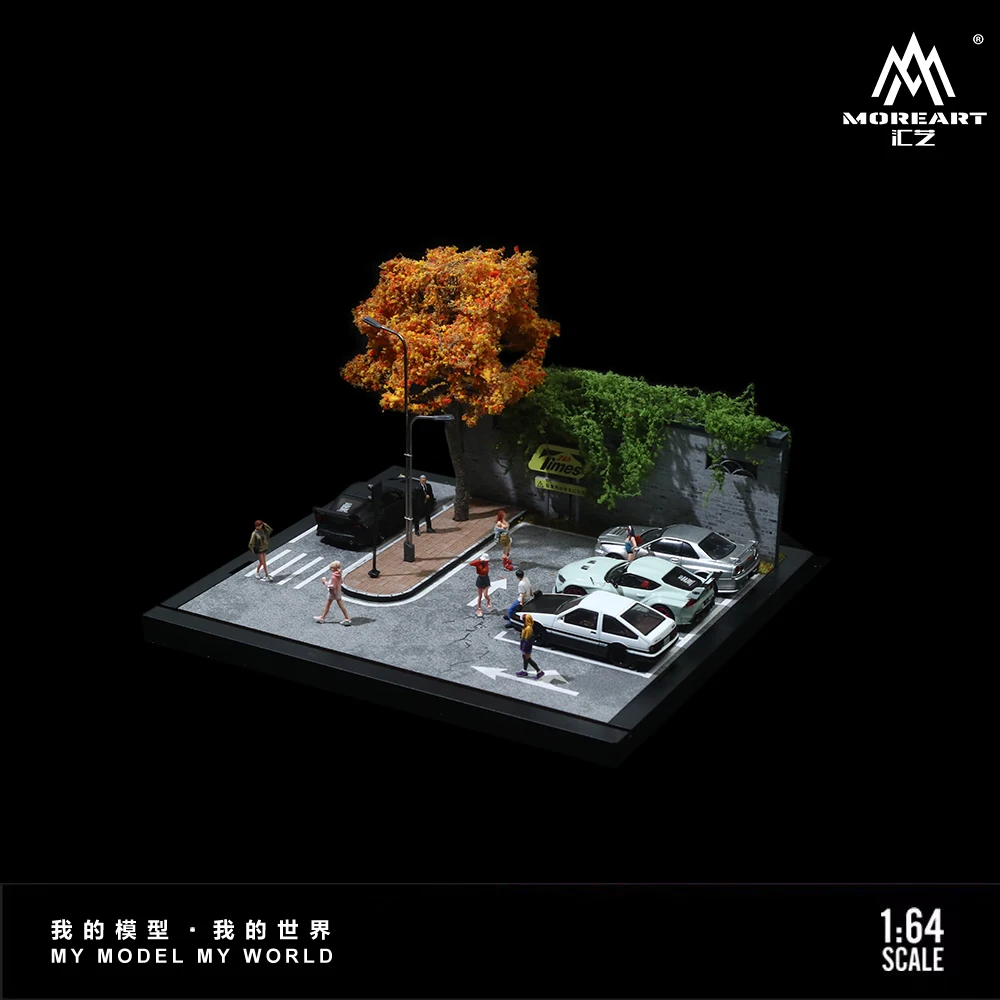 

Pre-order *MoreArt+TimeMicro 1:64 Street Scene Light version Assembly Scene - shipped in February