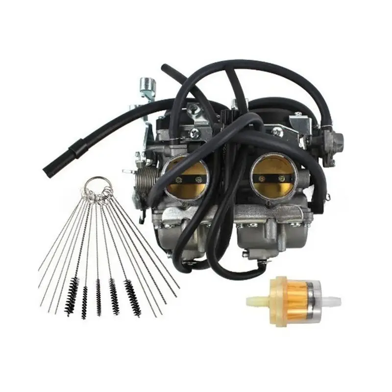 NEW HOT In Stock-Carburetor M576-A055-TI With Cleaning Brush Kit For Kawasaki Ninja 250R 1988-2007 ZZR 250 GPX 250 EX250 GPX 400