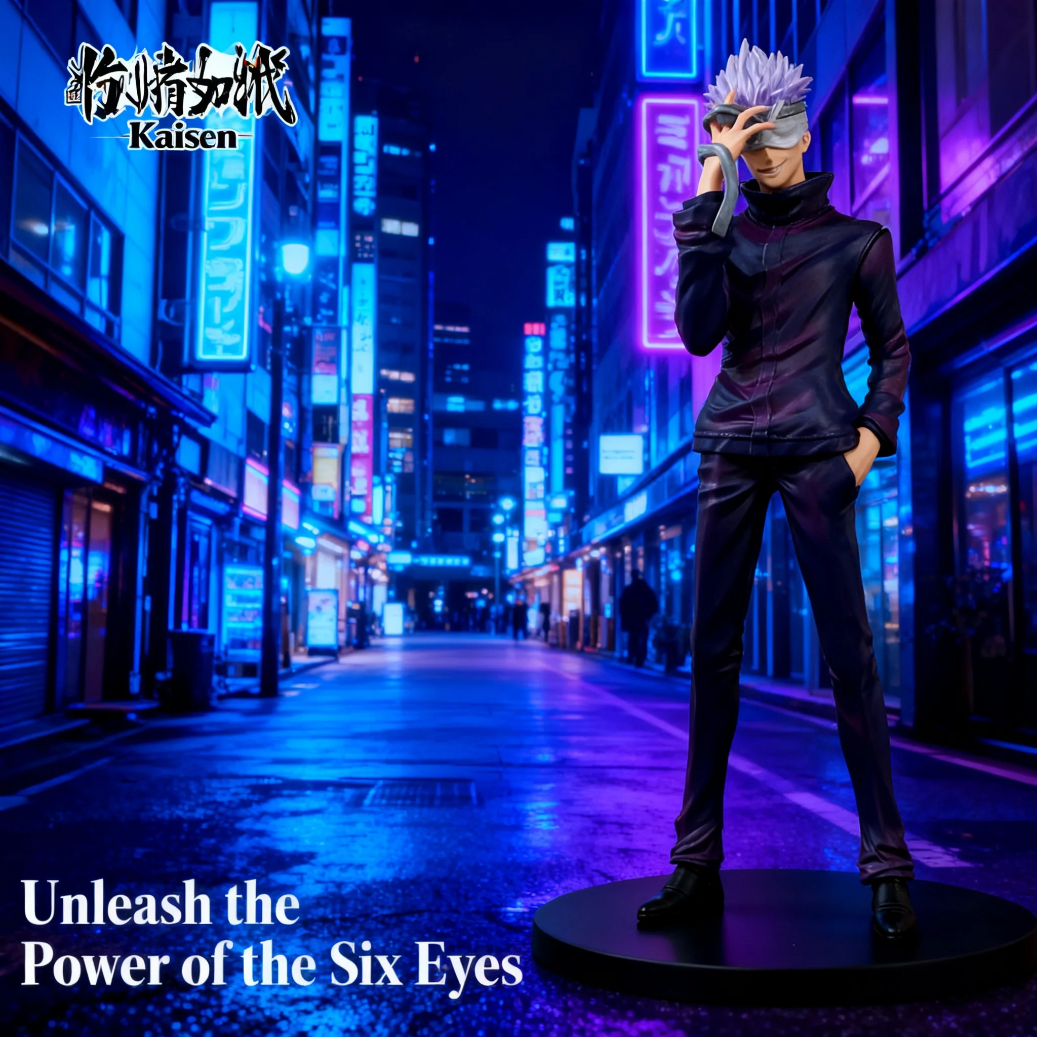 

Jujutsu Kaisen NOC Satoru Gojo Standing Pose Desktop Case Toy Gift Figure Doll Decoration Boxed Model Anime Collectible Statue