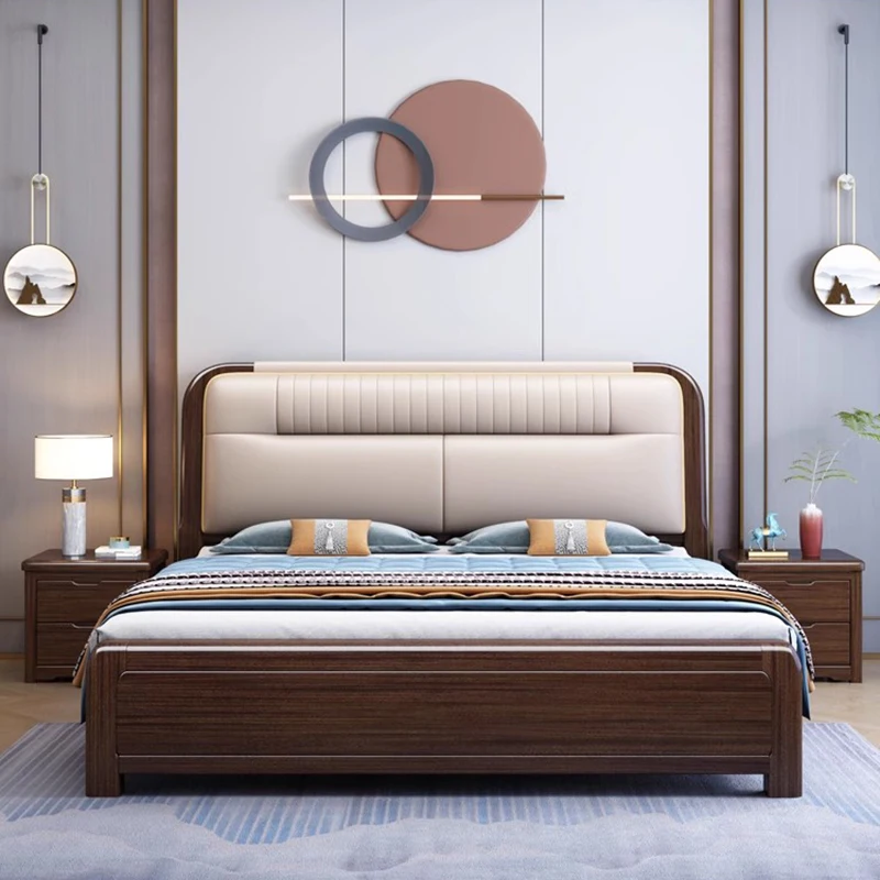 Tempat Tidur Tidur Putri Sandaran Kepala Ganda Tempat Tidur Desain Kapsul Modern Seks Furnitur Suite Lounge Beliche Ukuran King Kecantikan Mewah