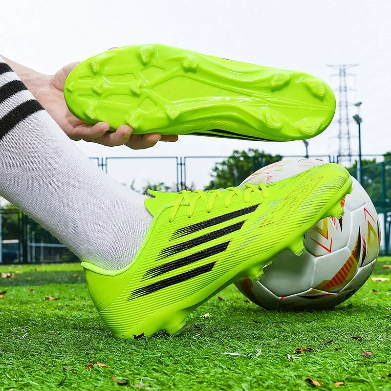 Men Professional Soccer Shoes Non-Slip Football Boots Ultralight Breathable Cleats Outdoor Grass Training Match Sneakers Unisex
