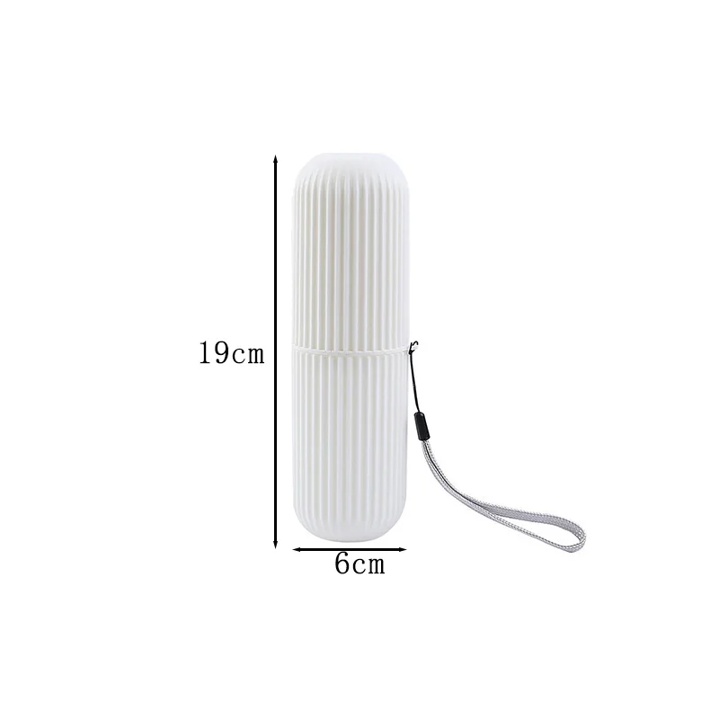 Portable Travel Toothbrush Case Set with Lid Toothpaste Holder Mouthwash Cup Multifunctional Storage Easy To Carry Hygiene Kit