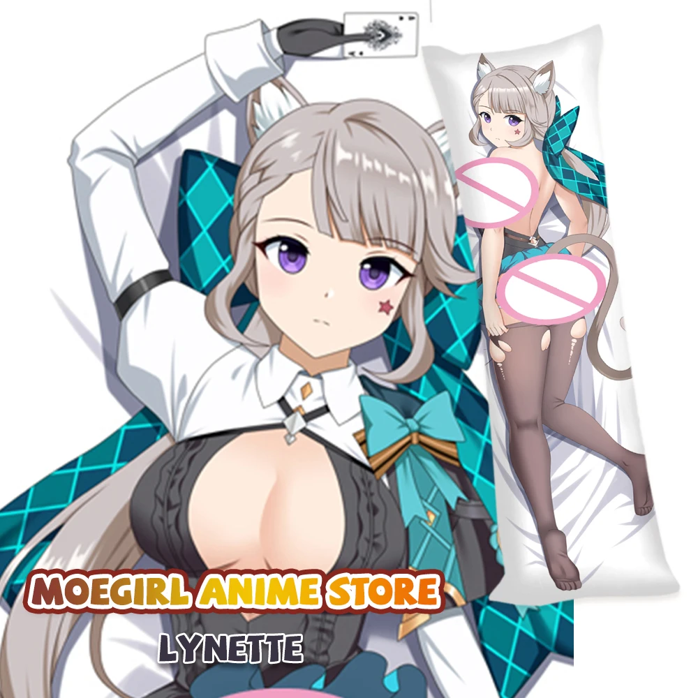 Genshin Impact Soutine Dakimakura Anime character Prop Uncensorship Lynette Hugging Body Pillow Case Bedding Soft Pillowcase