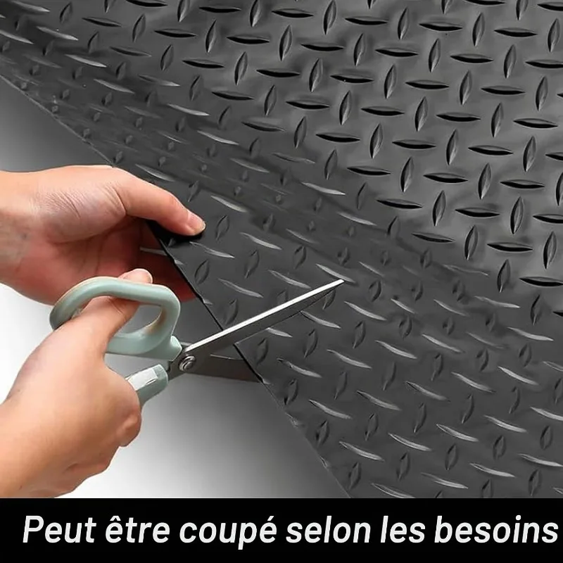 Rubber Floor Mat, Anti-Slip, Workstation, 3 Mm Thick, Industrial Rubber Mat for Factory, Garage
