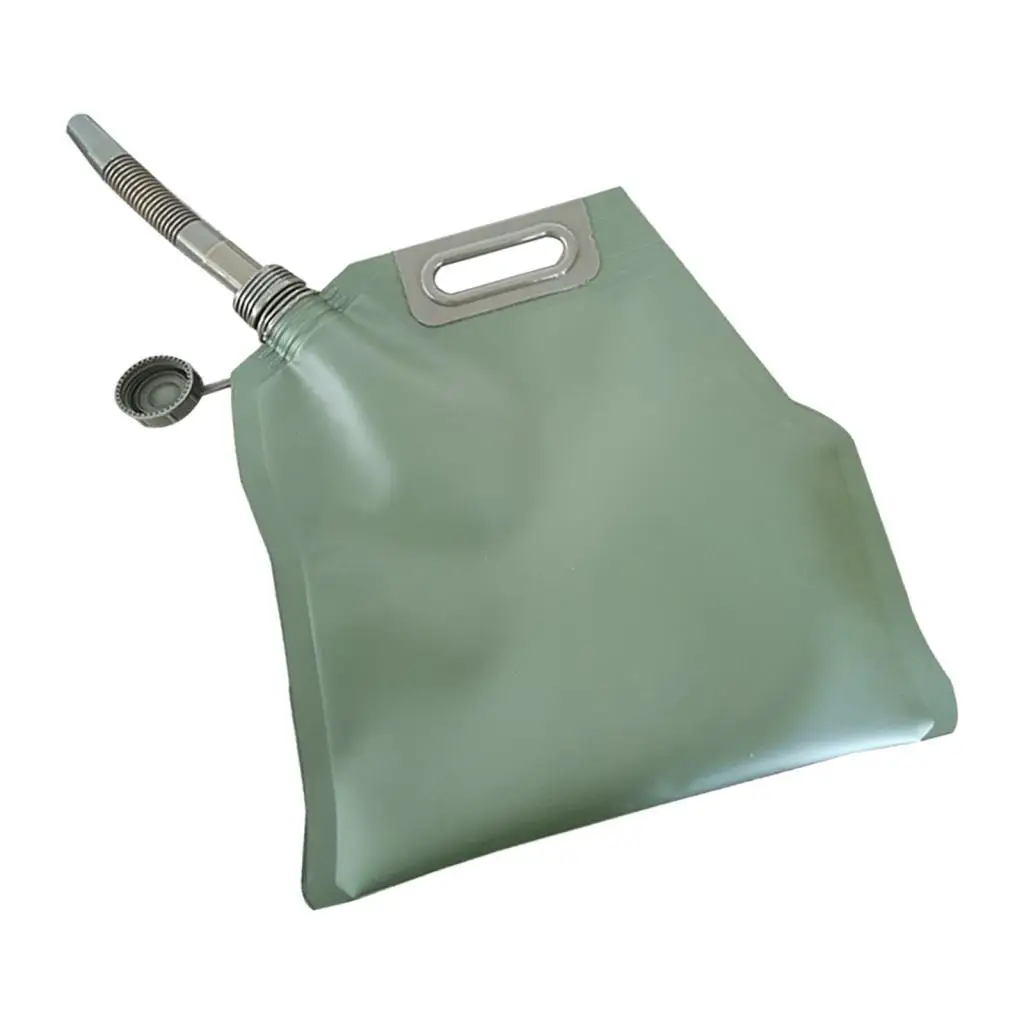 Portable Fuel Storage Tank TPU Foldable Gas Can Emergency Oil Bag Backup Petrol Container for Car Boat Motorcycle Camping