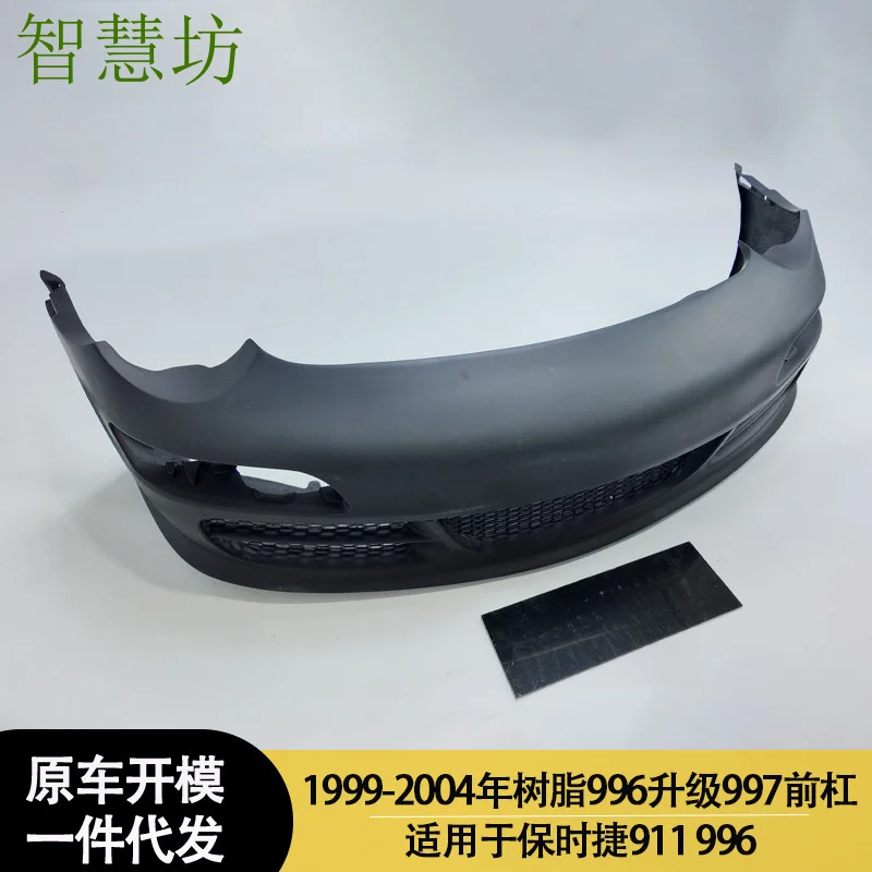 

Подходит для Porsche 911 996, модернизированных до 997, передний бампер из полимерной смолы, 1999-2004 гг.