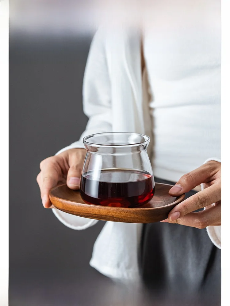 

Высокое стекло Borosilie, ручная чашка для дегустации кофе, сенсорная чашка Dir, горшок для благовоний, 275 мл, американский Sle, чистый цвет