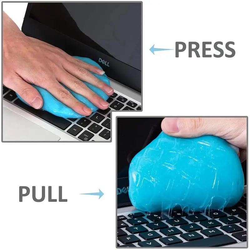 Limpiador de teclado de arcilla para limpieza de Interior de coche, pegamento de limpieza de Gel, Slime Toys, masilla de barro, USB para portátil, 60ML