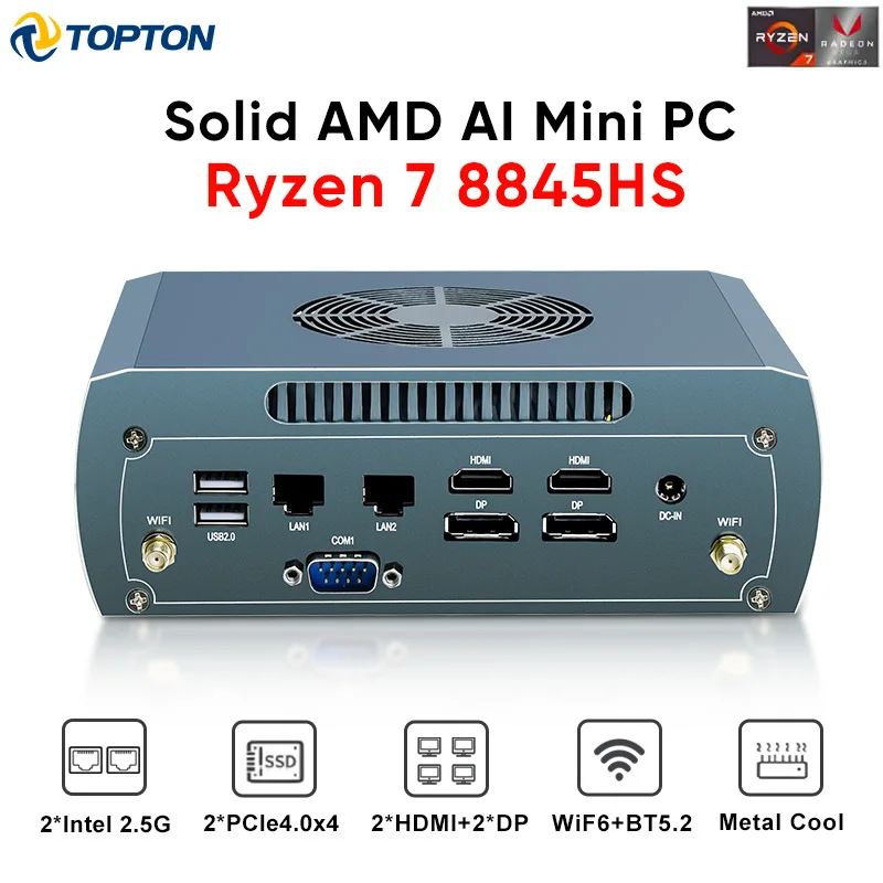 トップマイクロPCの実力派選定：Topton Almighty FU03 AMD Ryzen 7 8845HS搭載ミニPCの徹底レビュー