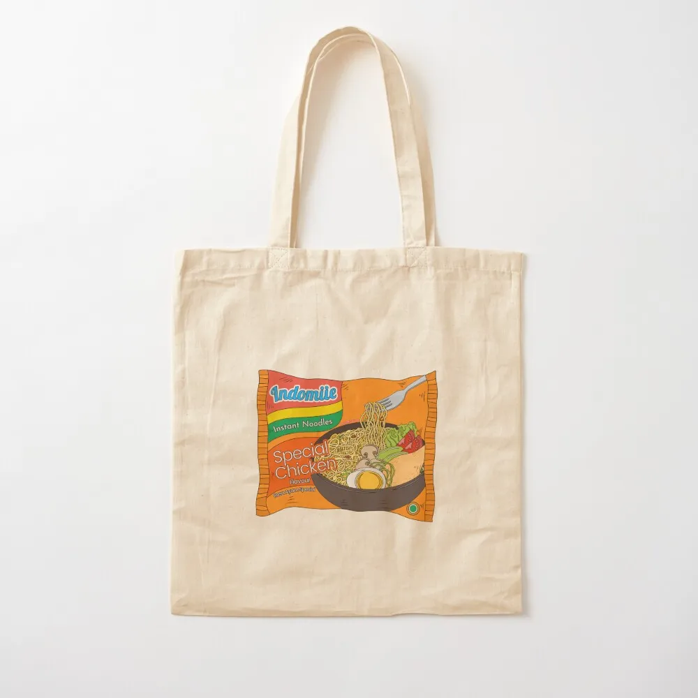 

Indomiie Special Chicken - Soup Noodle - Indonesian Cuisine Special with Egg Tote Bag Gift bag ecological bags