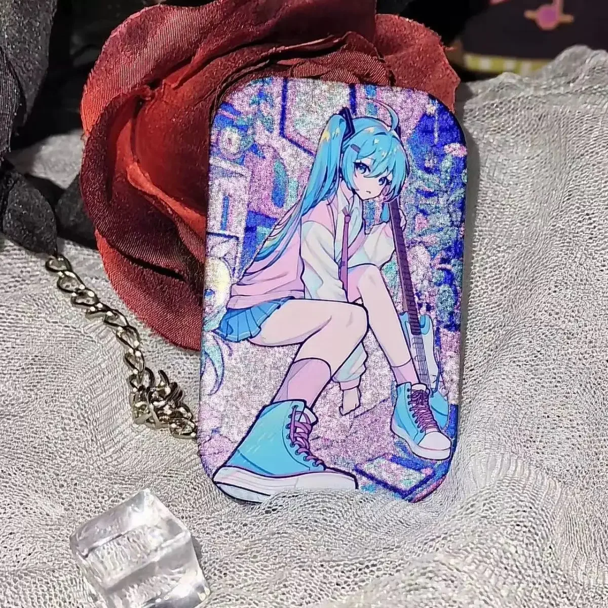 Hatsune Miku Badge Hatsune Miku Project Diva Anime Peripherals Double Flash Good-looking Unique Brooch Collect Display Items