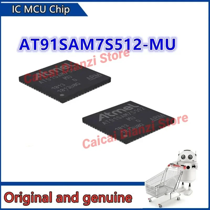 AT91SAM7S512-MU AT91SAM7S512 AT91SAM7S AT91SAM7 AT91SAM AT91 AT  QFN-64 IC MCU Chip Electronic Components