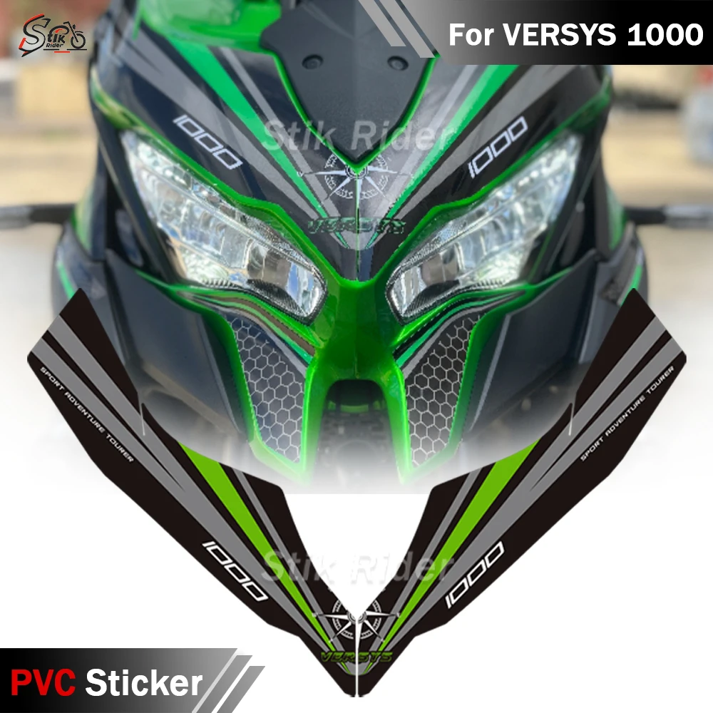 

For Kawasaki VERSYS 1000 SE LT Motorcycle Stickers Gas Fuel Oil Kit Knee Protector Tank Pad Windshield Windscreen Decals Kit