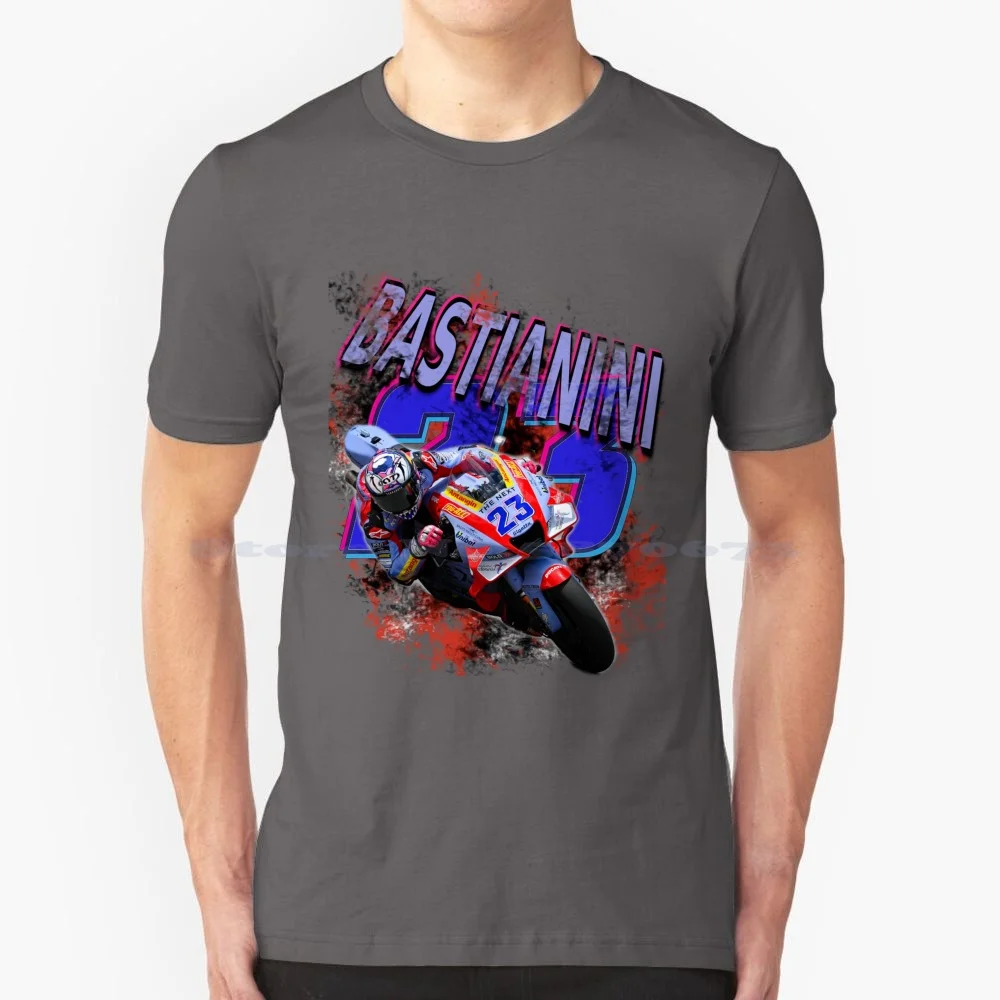 Enea Bastianini Bastianini 2022 Italian Moto 2 Champion Enea Bastianini El Bestia 2021 Gift T Shirt 100% Cotton Tee Aleix