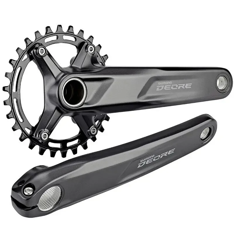 SHIMANO DEORE FC-M5100 MTB bike crank delivers precise and reliable shifting for 1x10 or 1x11 2x11-speed drivetrains Original