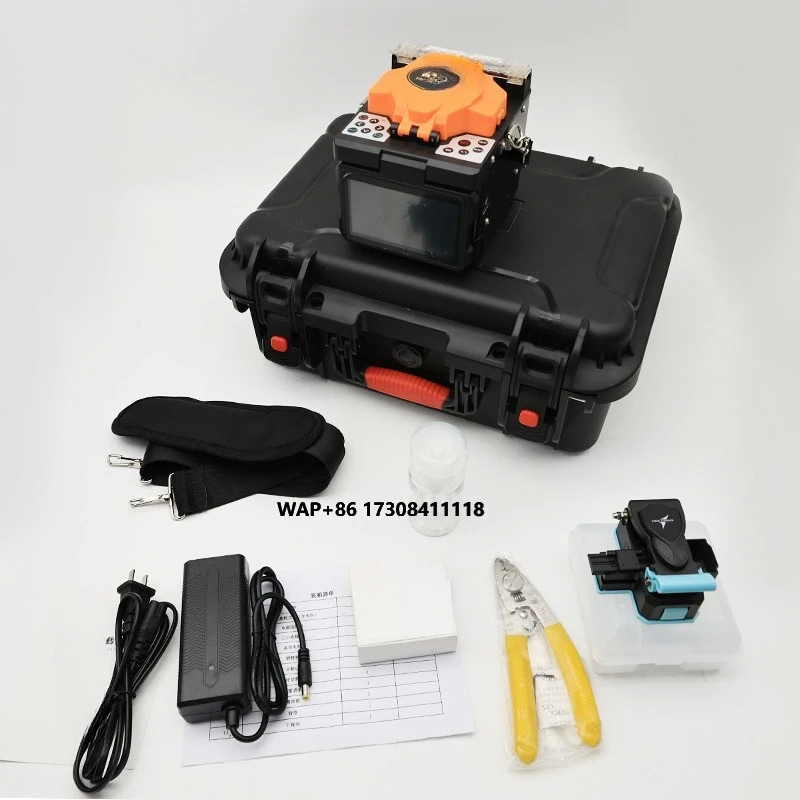 Fiber Optic Machine 8S Splice 18S Heating 0.01dB Loss Core Alignment HY-801 Four Motor Fiber Welding Machine