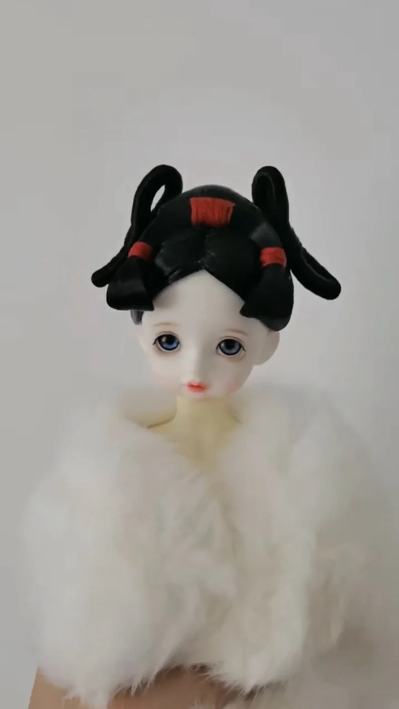 Blyth 1/6 1/4 1/3 Ancient Costume BJD Wig Hanfu Doll Accessories Hair Shell Retro Wigs For BJD/SD YOSD MSD SD13 Girl SSDF C1364