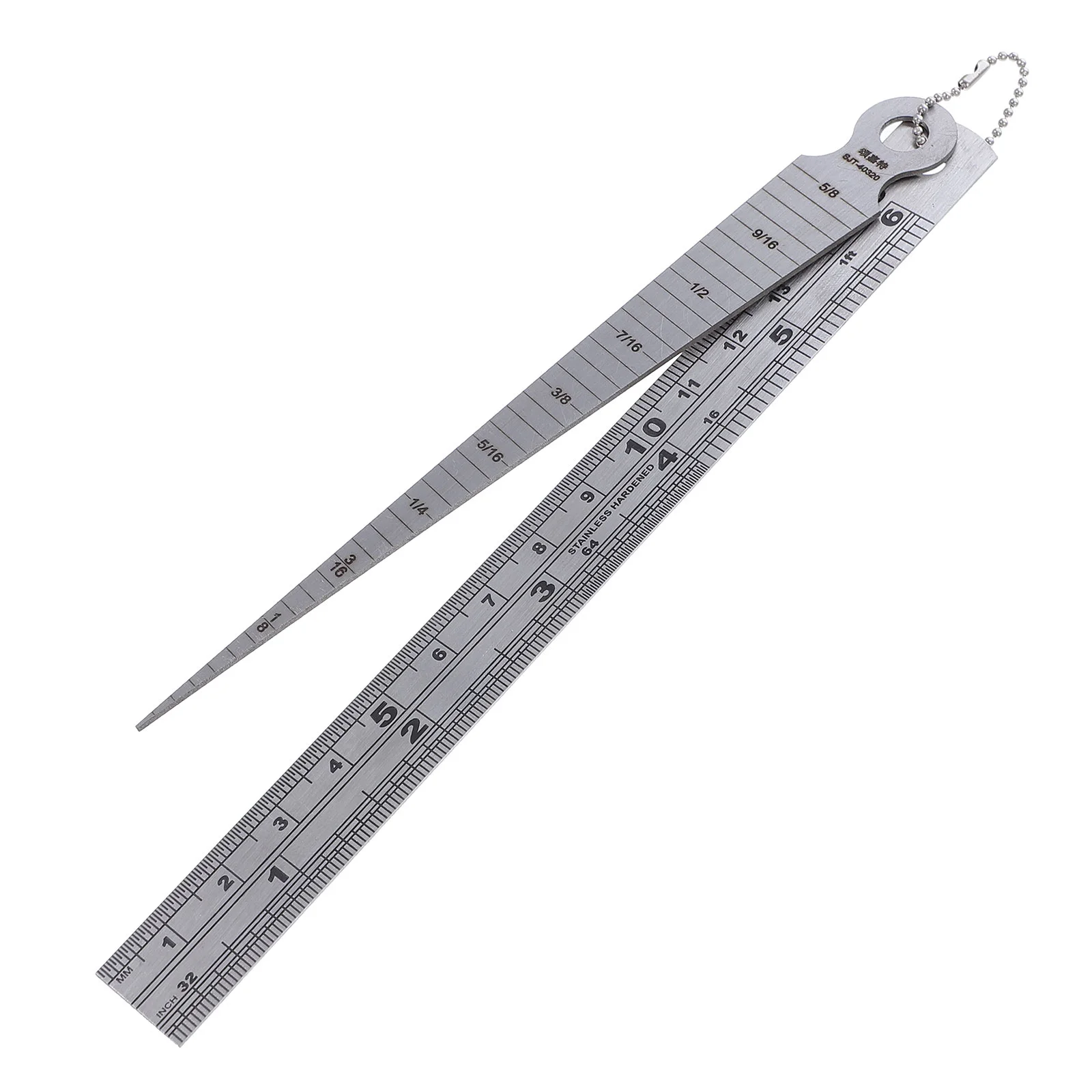 

Ruler Practical Taper Gauge Welding Stainless Steel Depth Welder Inspection Metric Measuring Tool