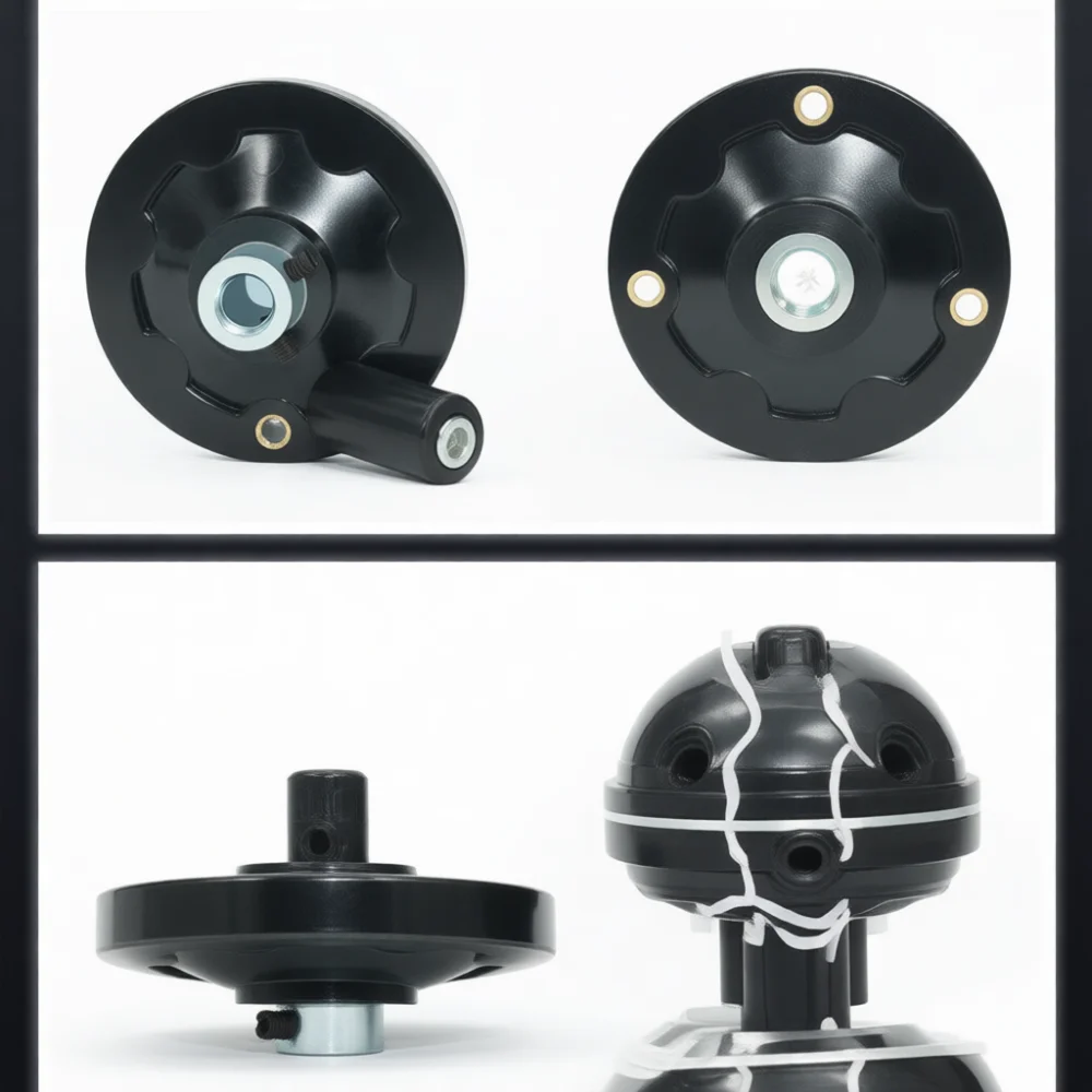 Bakelite Machine Handwheel For MIT Plum Knob Clamping Bolt Industrial Adjustment Handle Tool Hardware Equipment Piece