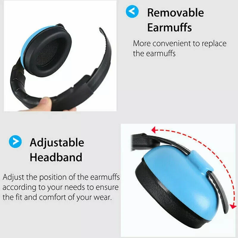 Newborn Children's Photography Accessories Baby Soundproof Earmuffs Child Protection Noise Proof Sleep Earphones