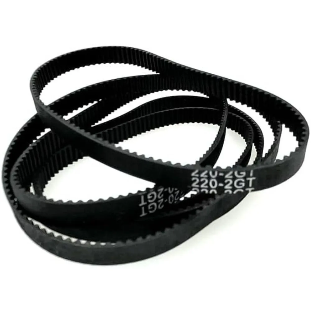 1pc 3D Printer Parts GT2 6mm Closed Loop Rubber Timing Belt 222 224 226 228  250mm 2GT (Color : Width 6mm, Size : 2GT-232mm)