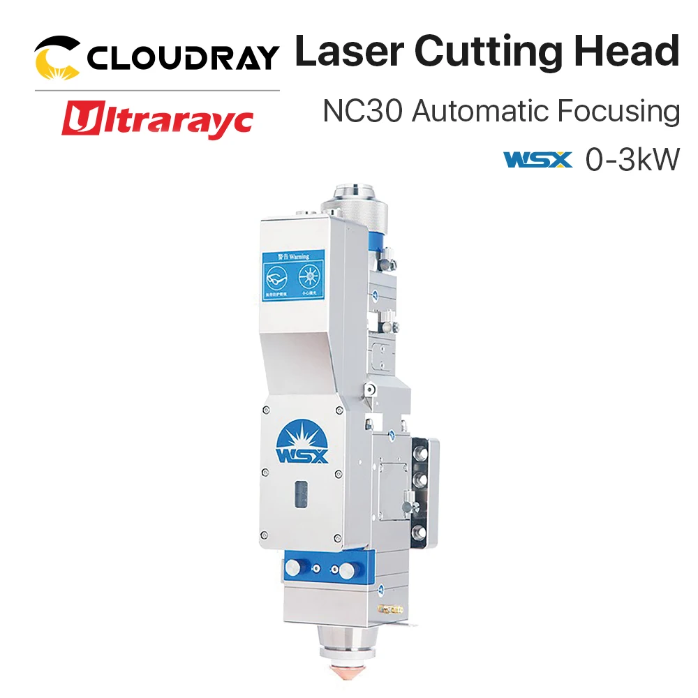 WSX NC30 Cutting Head 0-3KW Automatic Focusing Fiber Laser Cutting Head Max Laser Power 3000W for Metal Cutting Machine