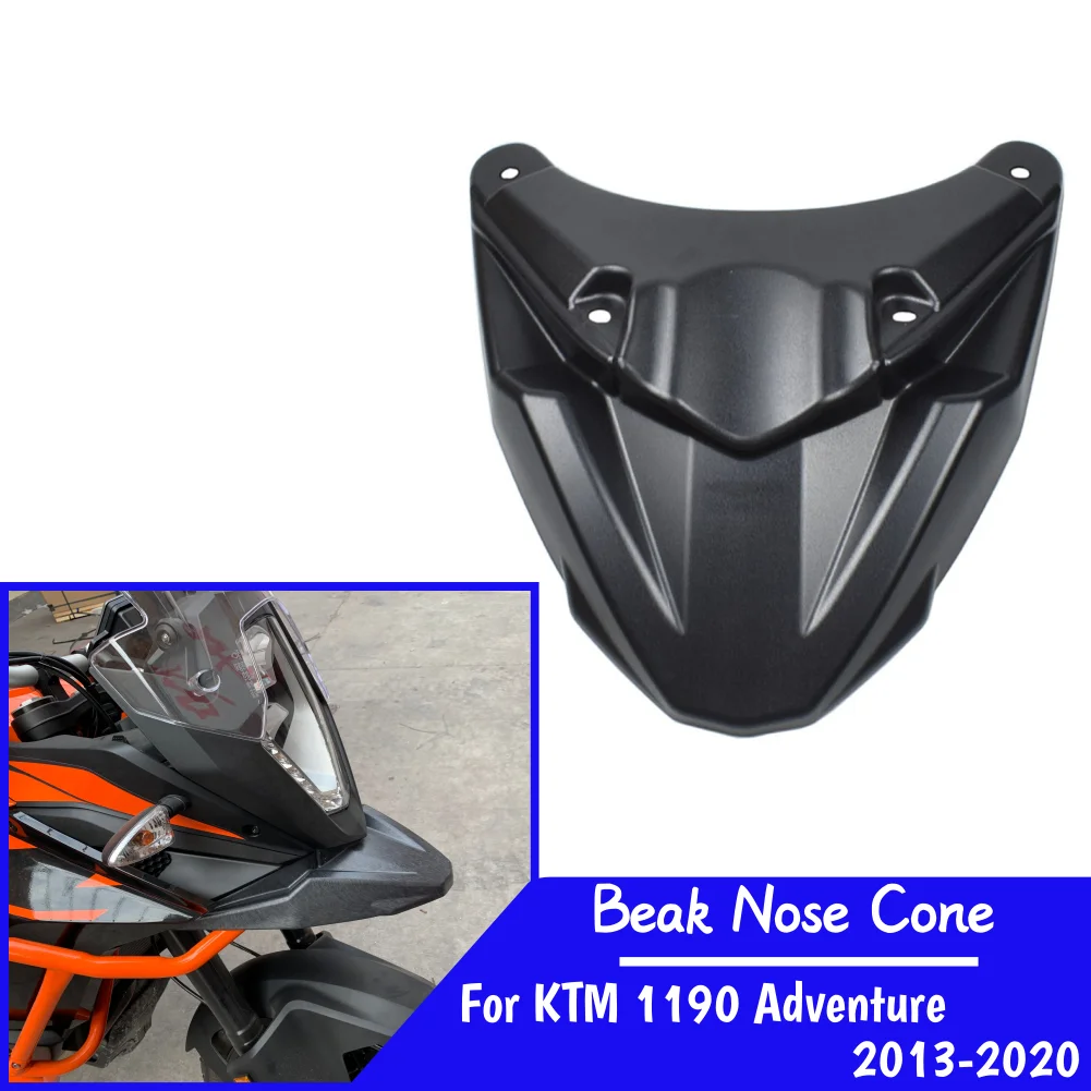 1190ADV Front Wheel Mudguard Beak Nose Cone Extension Cover Motorcycle Extender Cowl For KTM 1190 Adv Adventure 2013-2020