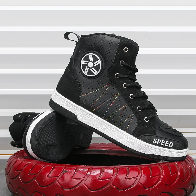 Motorcycle Riding Boots Anti-slip New Men Women Boots For Motorcycle Universal Safety Protection and Anti-fall Motorcycle Shoes