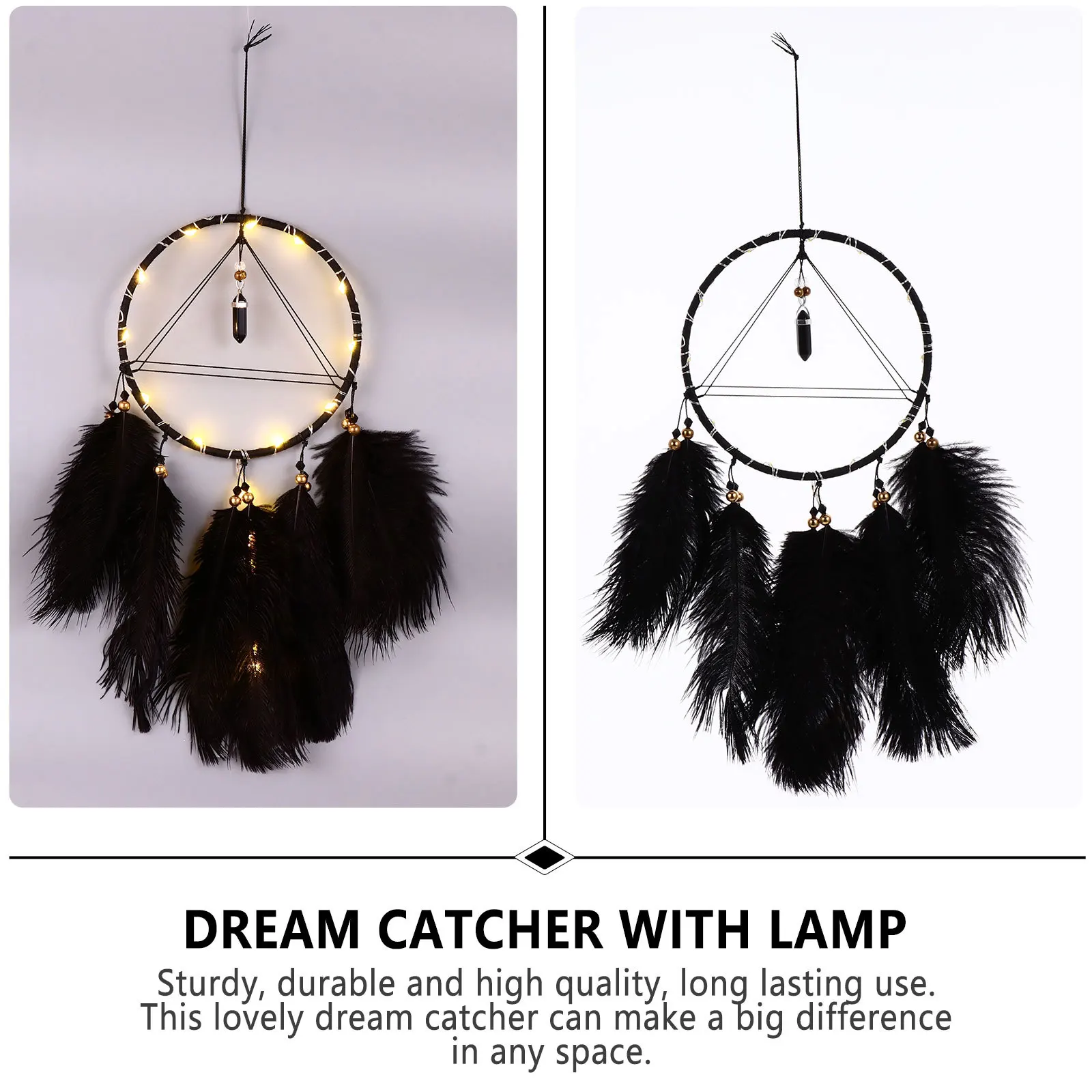 

Dreamcatcher Wall Hanging Romantic Decorative Dream Catcher Lights Home Car Pendant Birthday Present Ornament