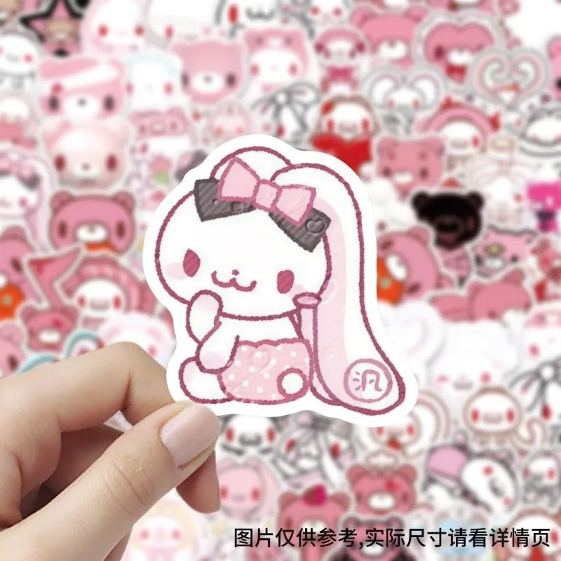 New Gloomy Bear sticker high color value creative cartoon cute pattern DIY decoration student hand account book bicycle sticker - view 5