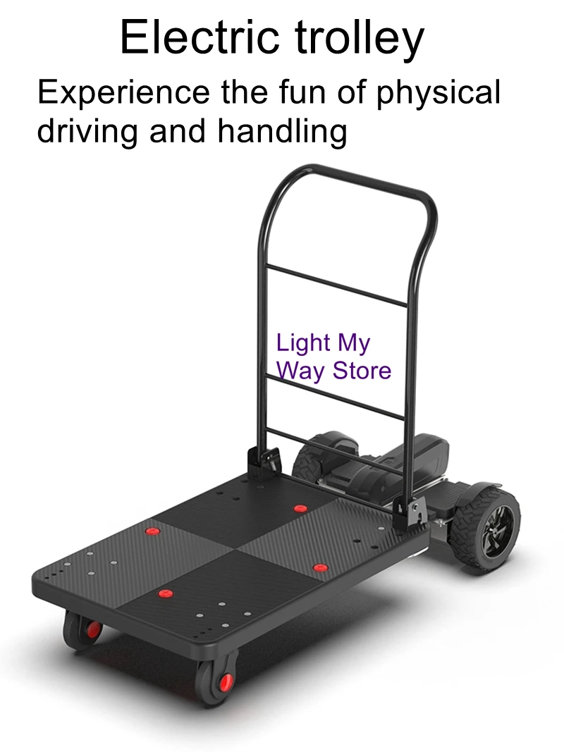 Electric cart small moving trucks body grocery shopping express cargo flatbed truck warehouse carts