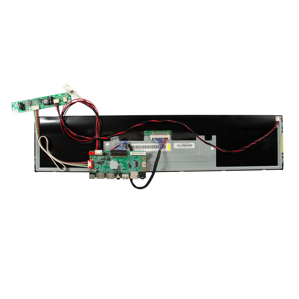HD-MI VGA USB LCD-controllerkaart en 19 "DV190FBM-NB0 1920X360 LCD-scherm