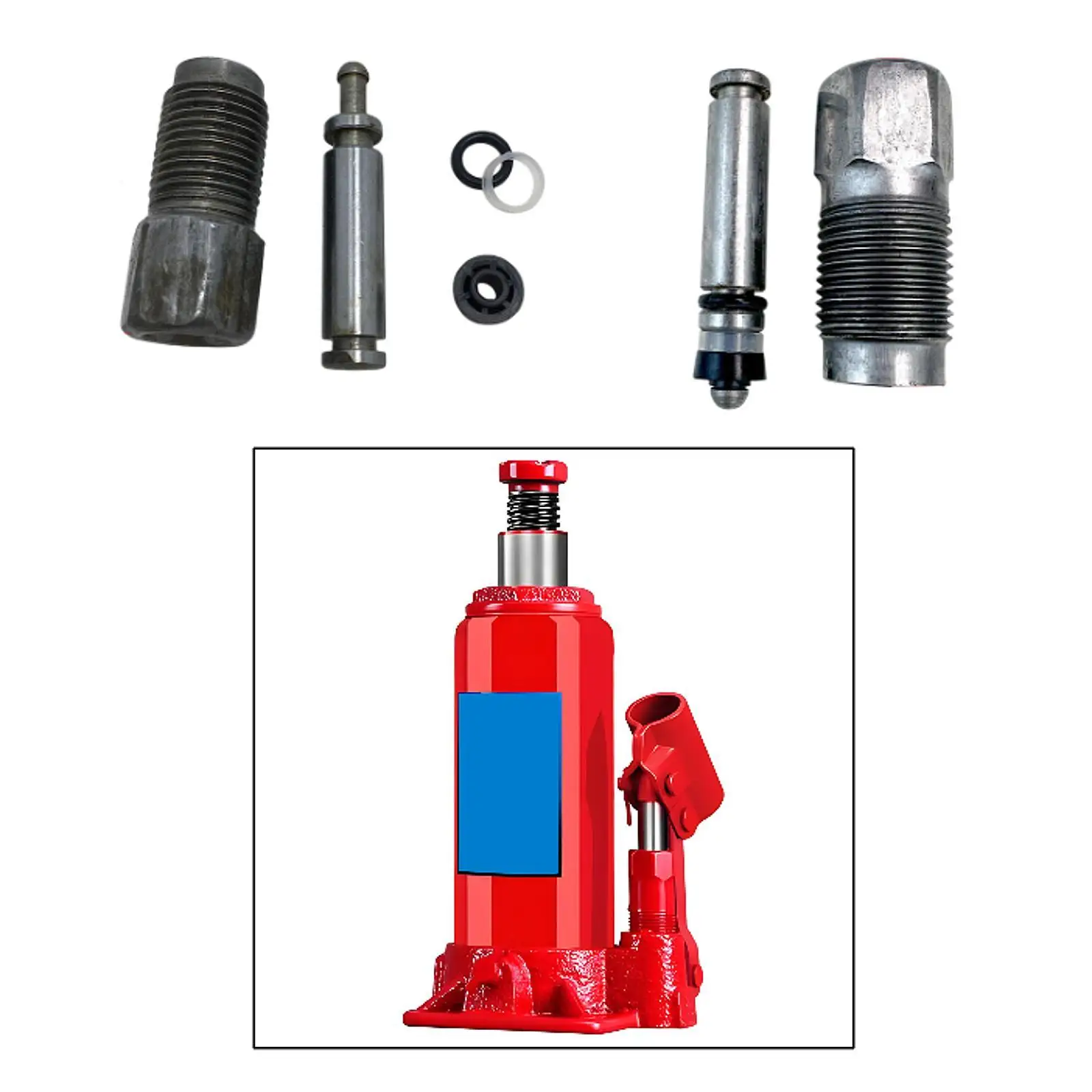 

Auto Hydraulic Jack Oil Pump Parts Sturdy Repair Kit Horizontal Jacks Parts