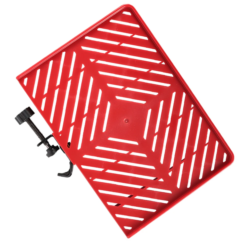 

Mic Stand Sound Card Tray Holder Red Abs Sturdy Large Clip Compatible Live Streaming KTV Outdoor Activities Cell Phone Device