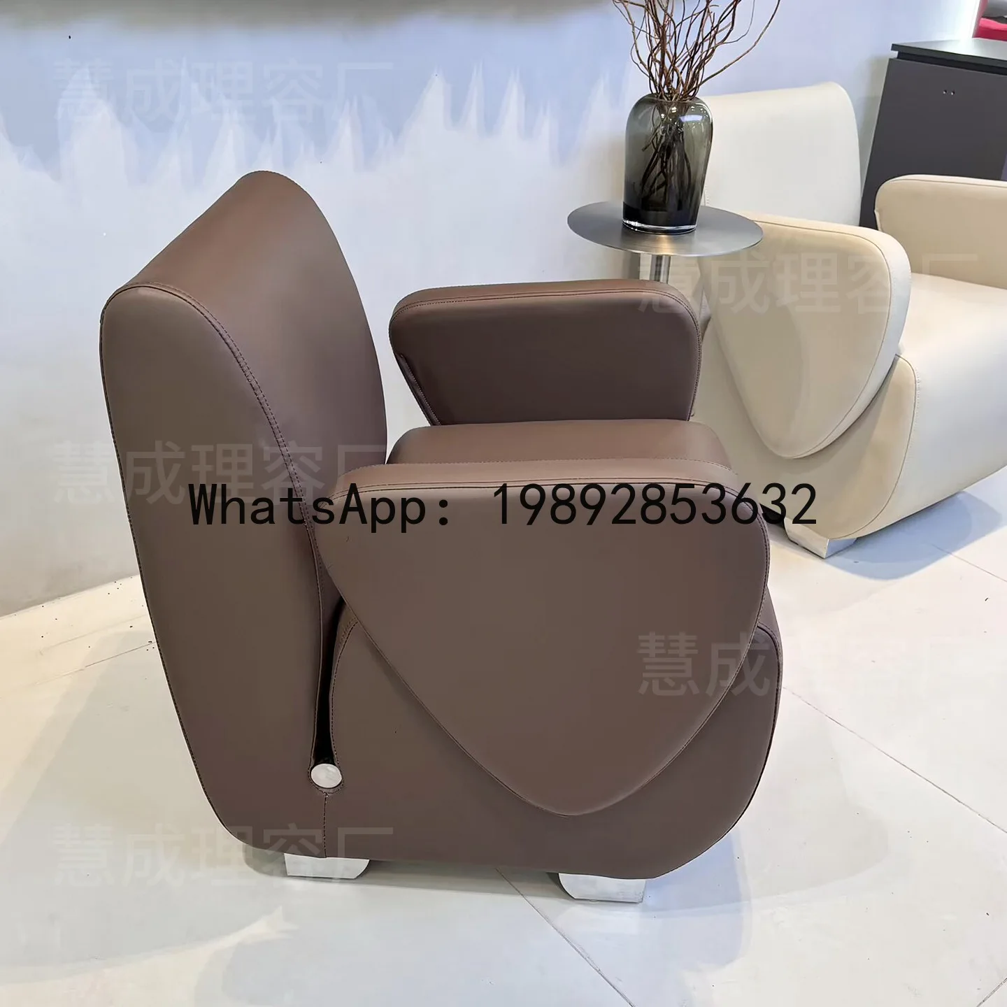 CZ Salon Perm and Dye Chair Haircut Leisure Reception Single Sofa Business Hotel Hair Salon Chair