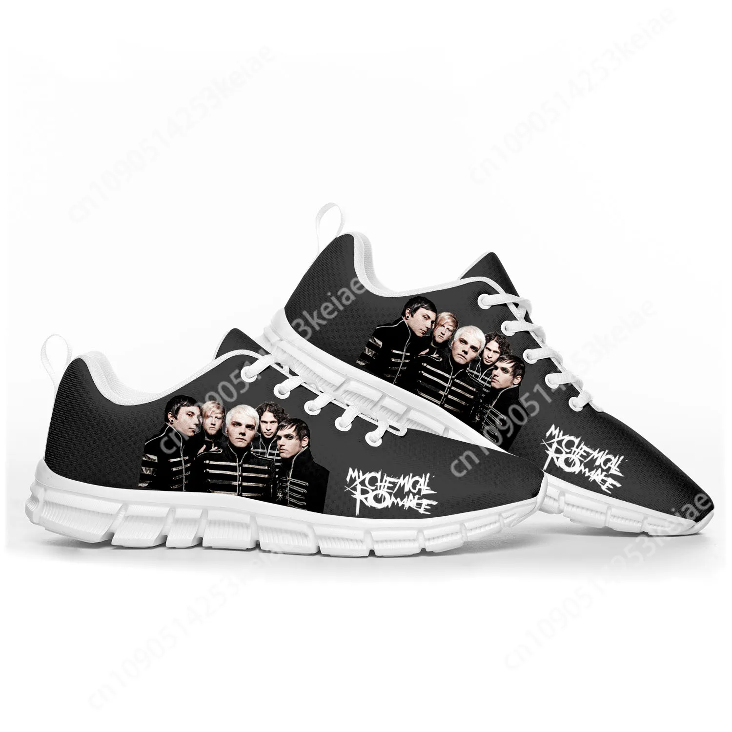 Romance Rock Band Chemical My Fashion Chaussures de sport pour hommes et femmes, baskets pour adolescents, chaussures de couple personnalisées pour enfants, haute qualité