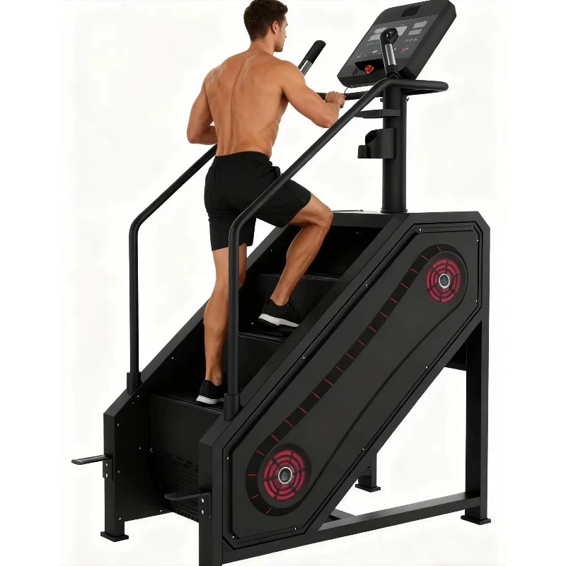 Cross Fitness Commercial Electric Stair Stepper Climbing Machine-Iron & Steel Construction