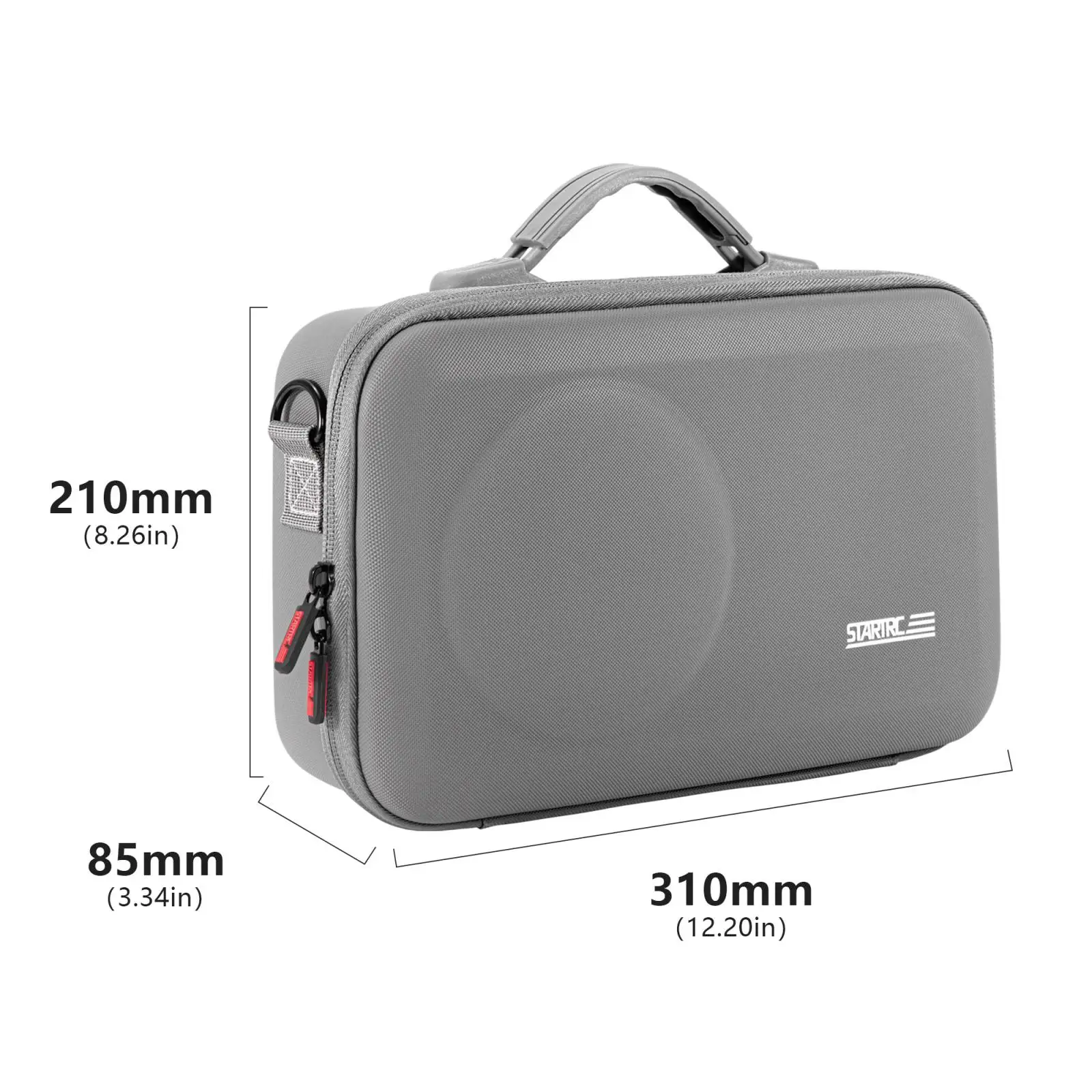 STARTRC Borsa portaoggetti in PU per DJI Osmo 360 fotocamera e accessori Borsa da trasporto portatile a tracolla in Lycra con tracolla