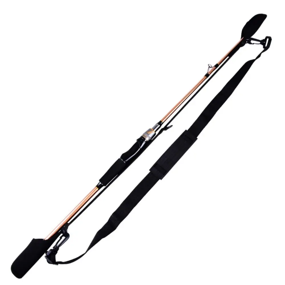 Portable Fishing Rod Storage Bag Adjustable Fishing Rod Shoulder Belt Fishing Rod Belt Protector Reel Fishing Accessories