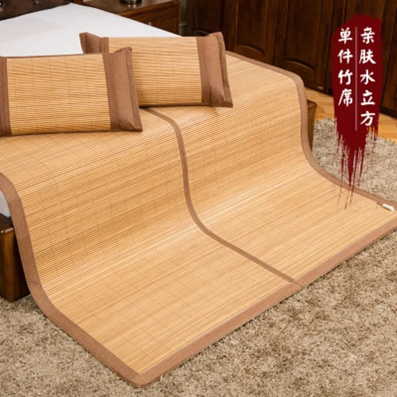 matelas-d'ete-100-bambou-naturel-pour-un-confort-naturel-avec-taie-d'oreiller-offerte-coussin-glace-lisse-de-haute-qualite