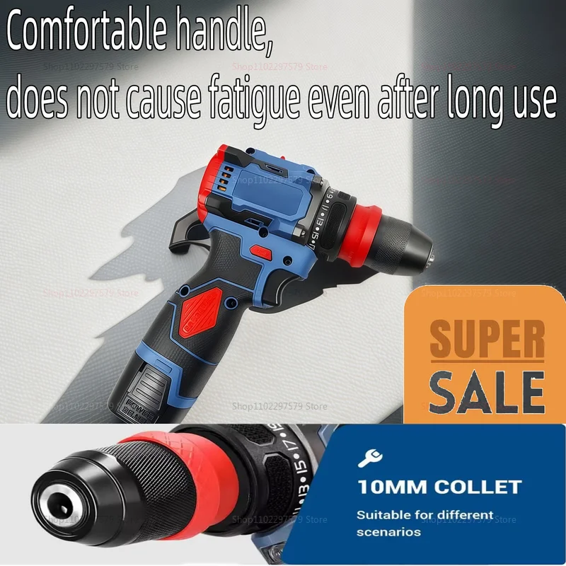 ไขควงไฟฟ้าไร้สาย 2 in 1 แรงดัน 16.8V มอเตอร์ไร้แปรงถ่าน แรงบิด 45Nm เครื่องมือไฟฟ้าอเนกประสงค์สำหรับซ่อมแซมอุปกรณ์อิเล็กทรอนิกส์