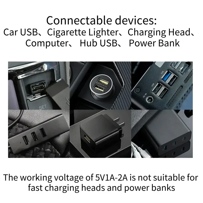 LED USB Lamp Mini Night Light USB Plug-in LED Light Bulb Touch Control Dimming for Car Bedroom Ambient Decorations Lighting