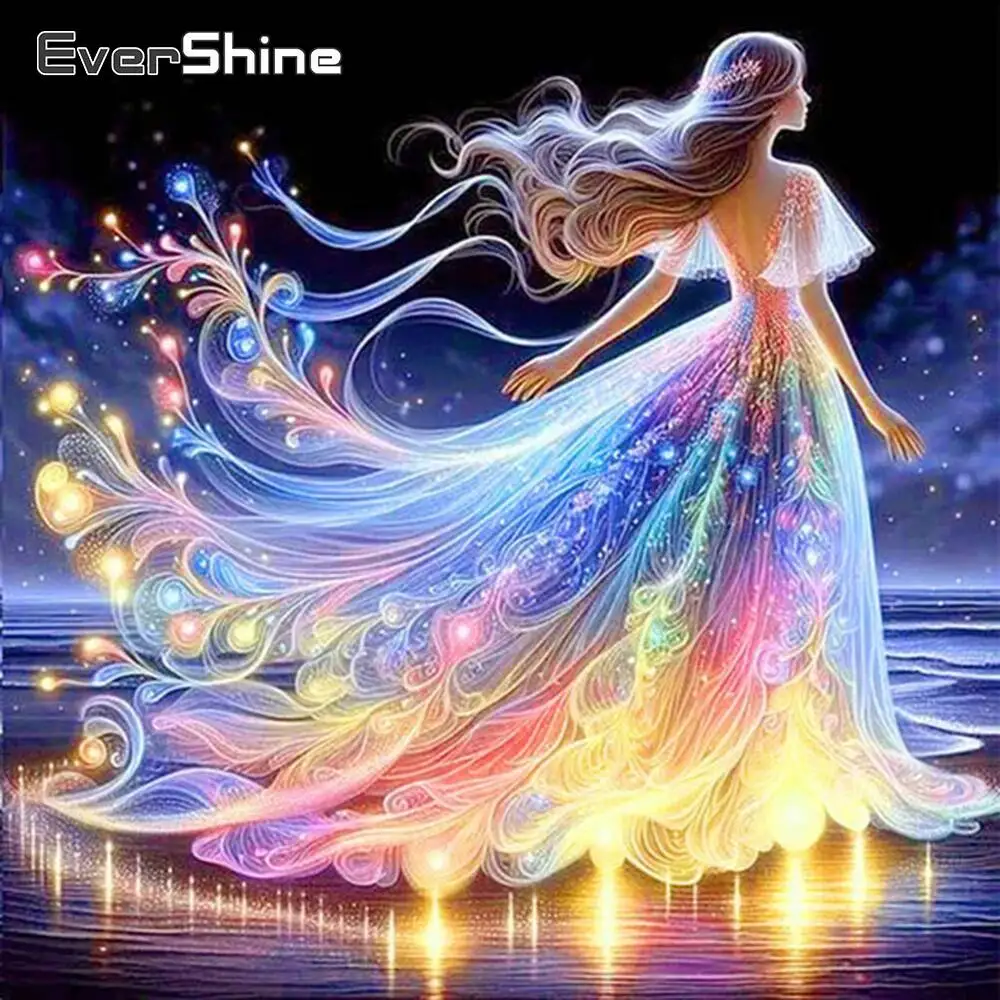 Evershine Diamant Stickerei Frau Porträt Neue Kollektion Malerei Geeignet Für Anfänger DIY Diamant Mosaik Wohnkultur