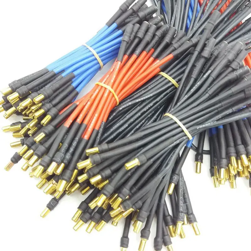3.5mm Banana Head Brushless Motor Electric Adjustable Extension Cable 10cm 25cm Long 16AWG Soft Silicone Wire Surfer
