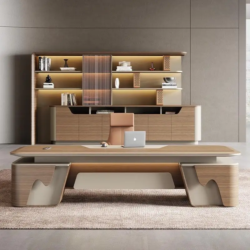 

Офисный стол для босса, роскошный элитный стол, стол для босса, большой стол, президентский стол, современная офисная мебель