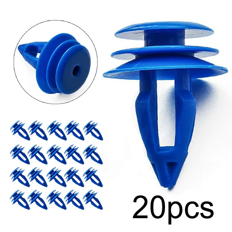 LR027255 Plastic Retainer Fastener Clips Kit, Door Trim & Front Rear Wheel Arch Molding Clips Replacement for Land Rover Range R