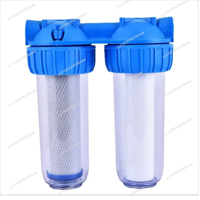 For Water Line Filter Breeding Chicken House Imported Twin Filter Cup Drinking Water Duck House Explosion-proof Six-point Sewage